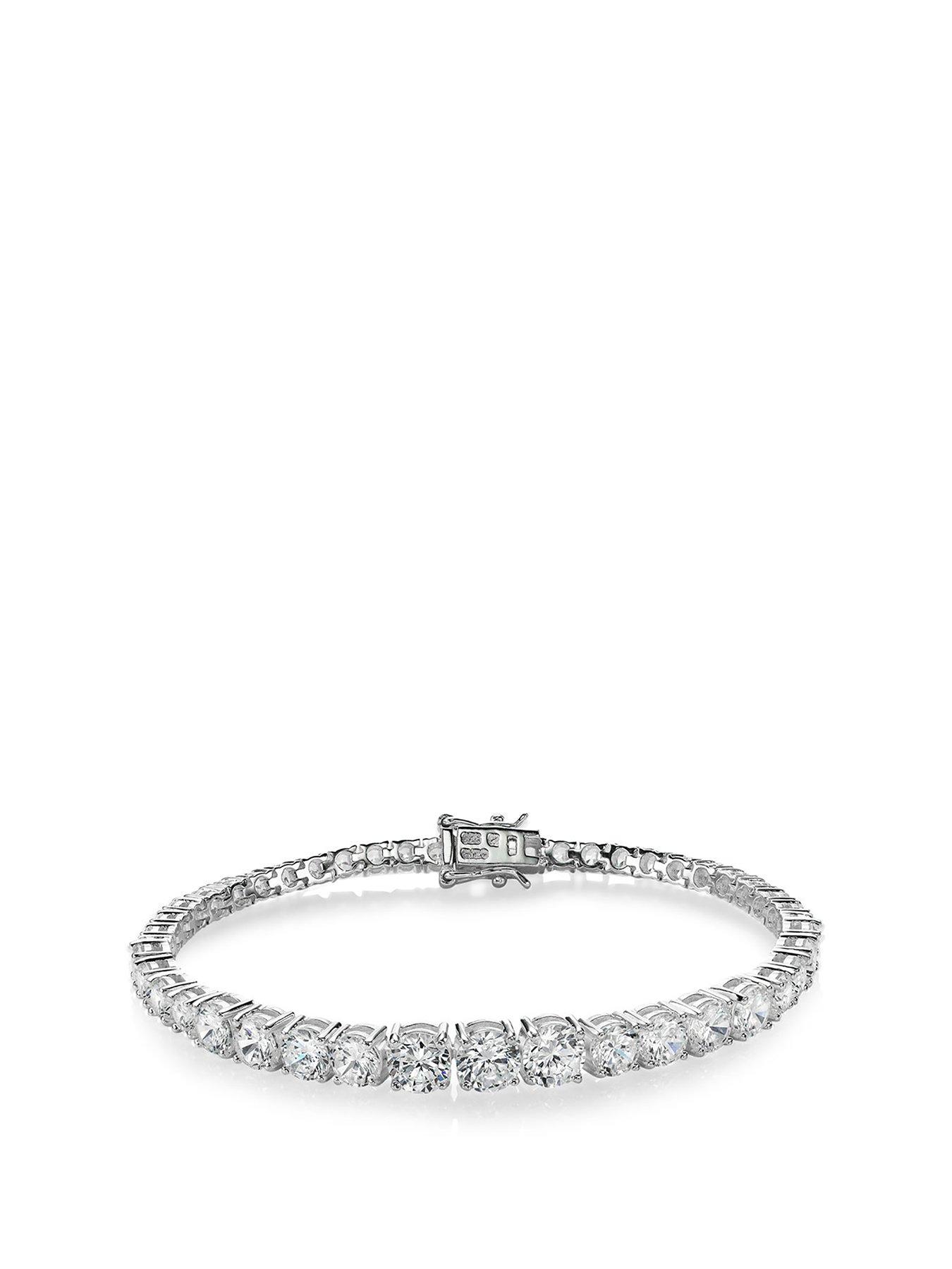 Image 1 of 3 of Beaverbrooks Silver Cubic Zirconia Bracelet