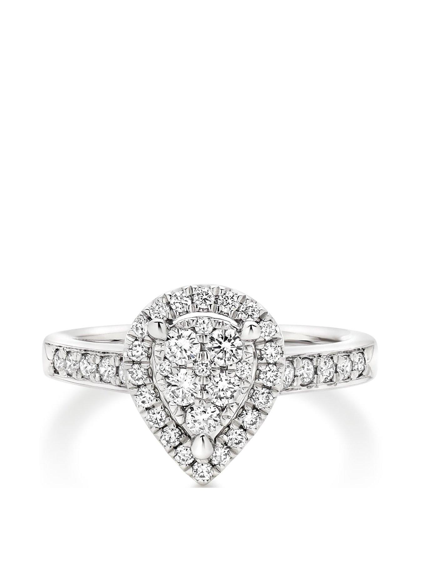 beaverbrooks-platinum-diamond-pear-shaped-cluster-halo-ringstillFront