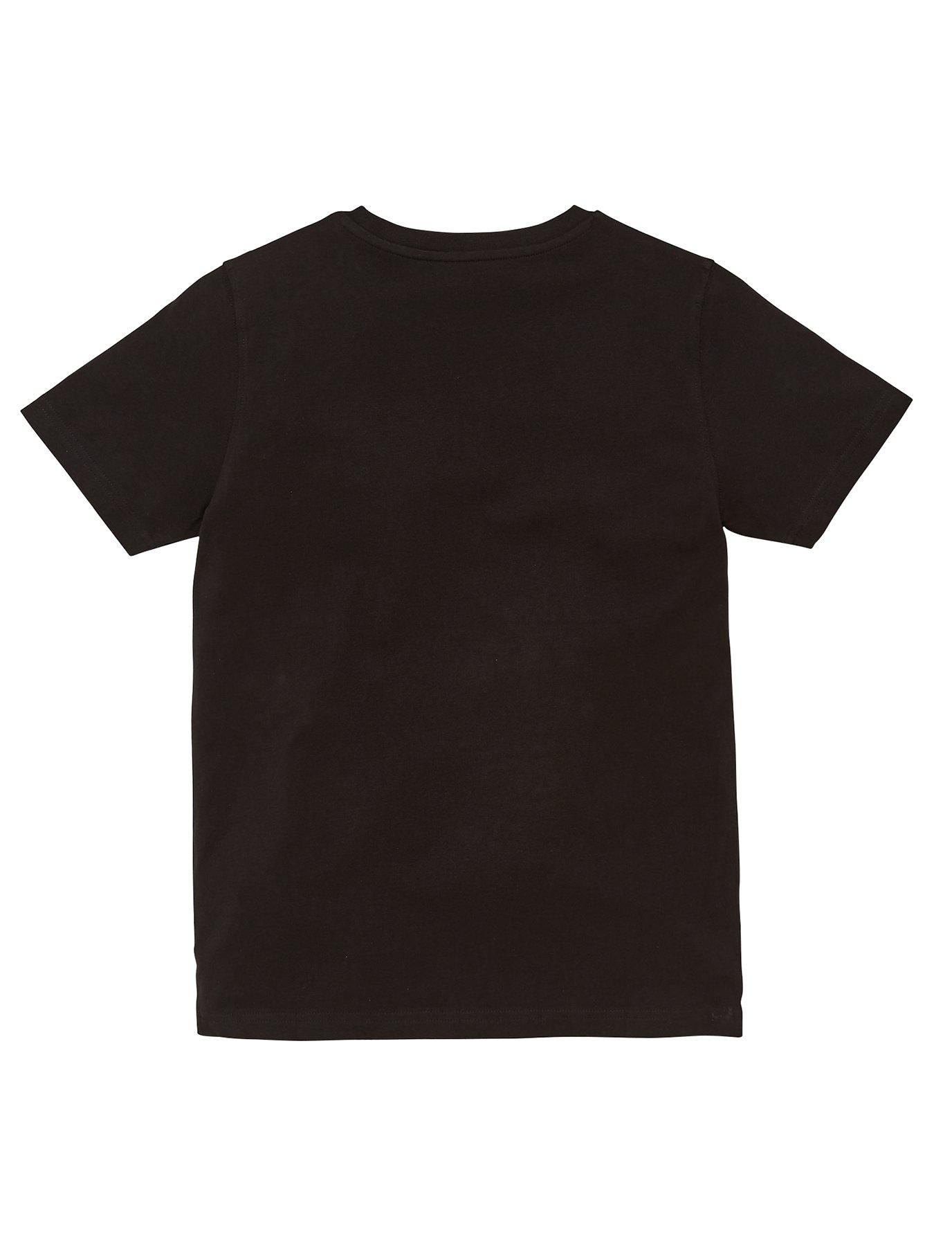 Image 3 of 6 of The Very Collection Unisex 3 Pack Sports School T-shirts - Black