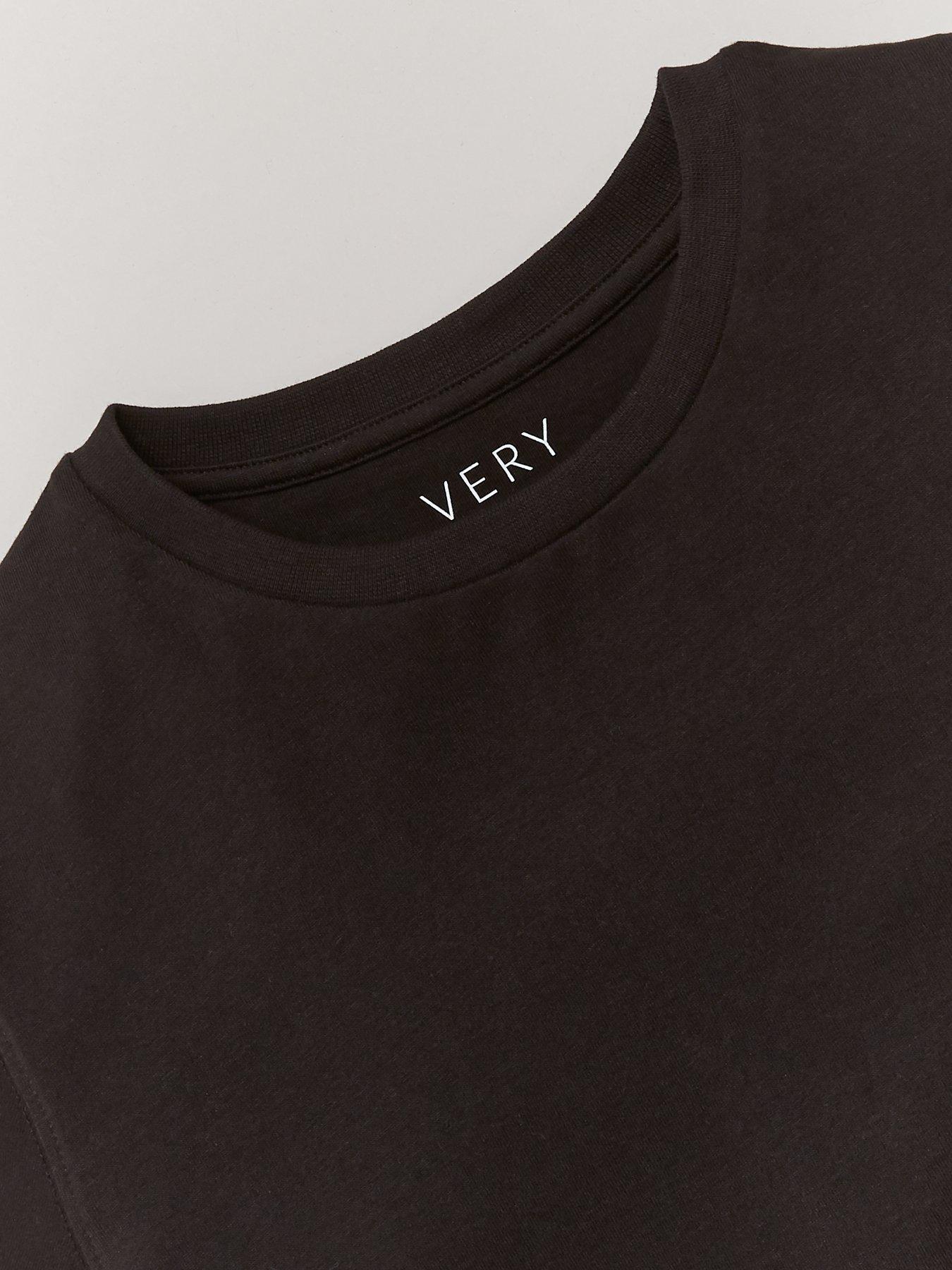 Image 5 of 6 of The Very Collection Unisex 3 Pack Sports School T-shirts - Black