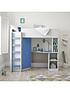 miami-fresh-high-sleeper-bed-with-desk-wardrobe-and-shelves-bluestillFront