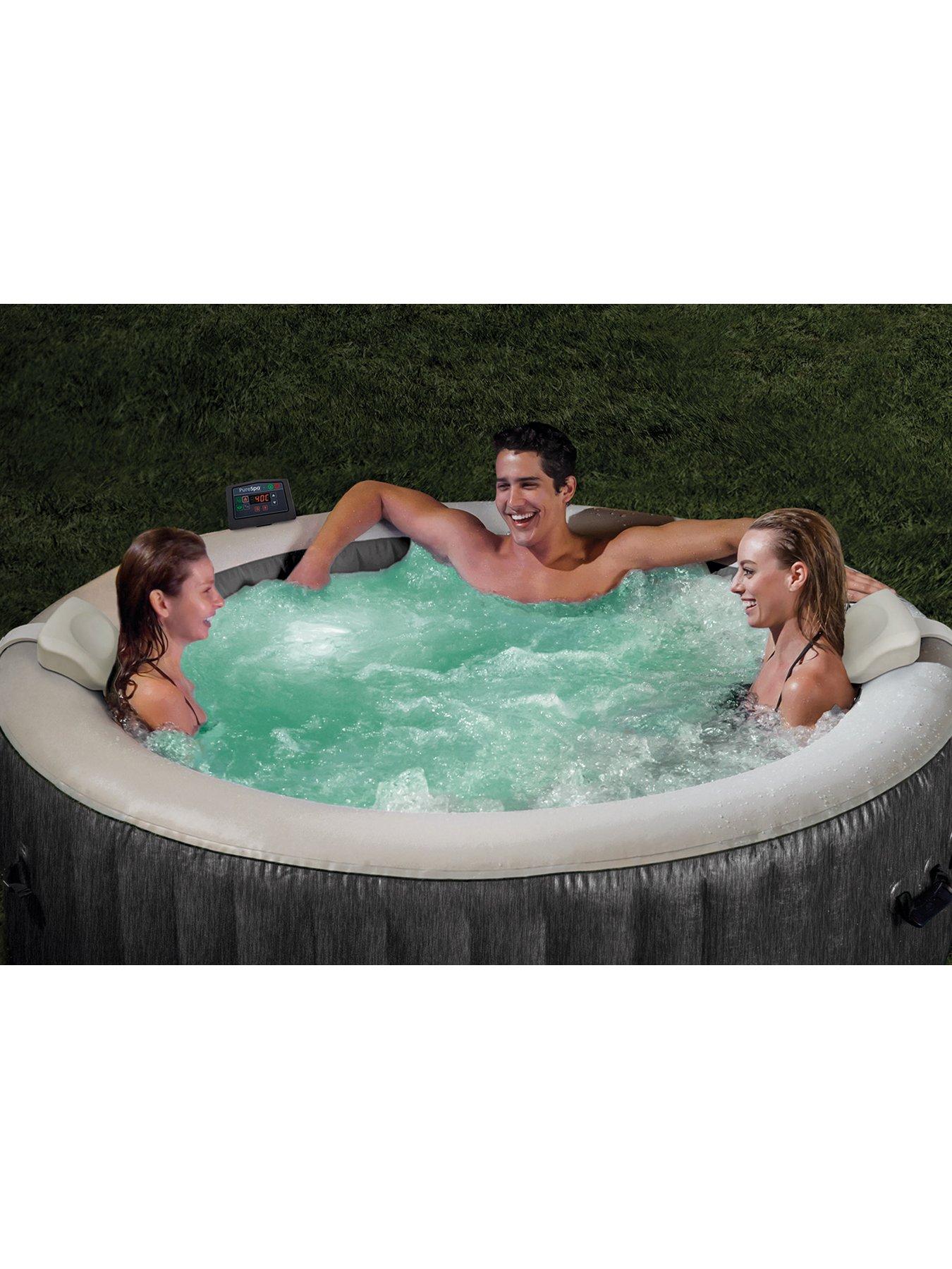 Lazy Spa Best Intex Inflatable Hot Tub Intex Greywood Deluxe
