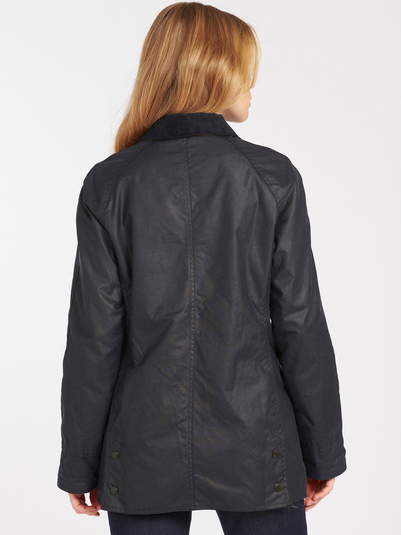 Barbour beadnell wax jacket hot sale navy