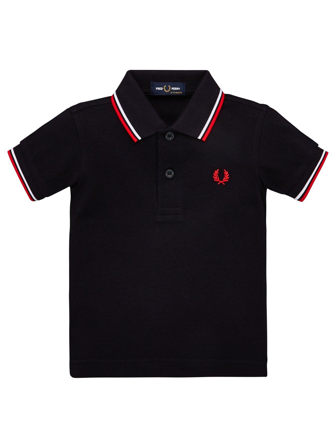 Baby Boys My First Polo Shirt with Gift Box Navy