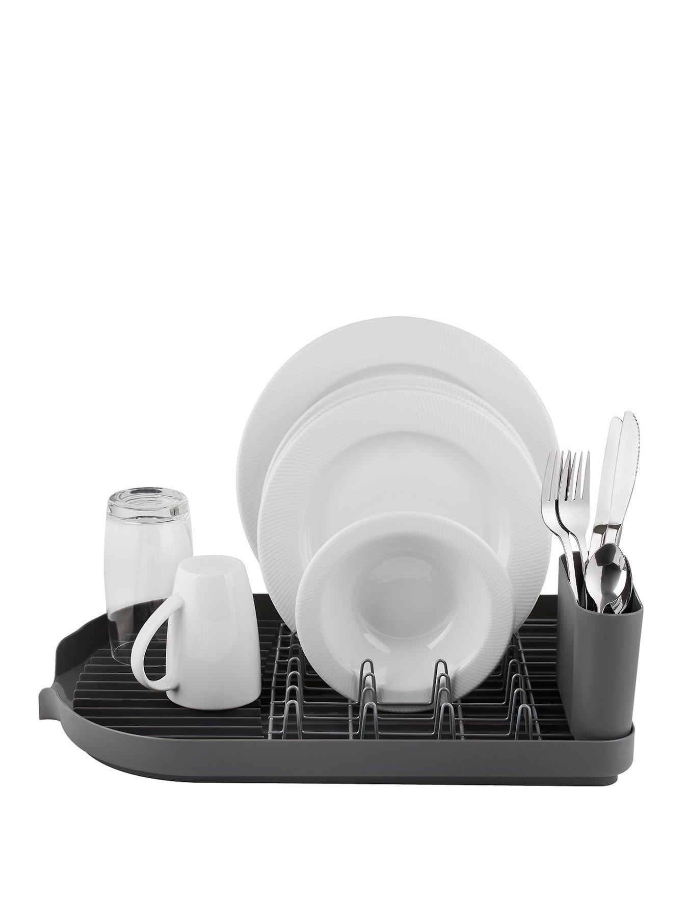 tower-compact-dish-rack-with-cutlery-holderfront