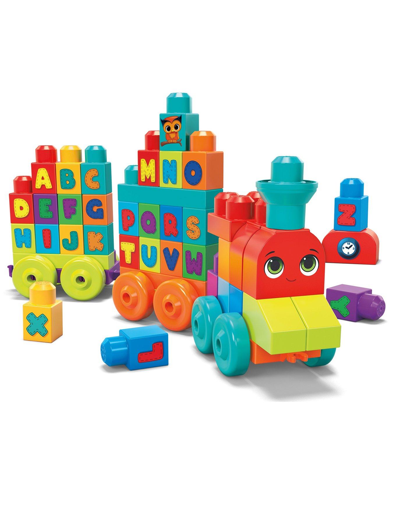 Image 1 of 6 of MEGA First Builders ABC Learning Train and Bricks