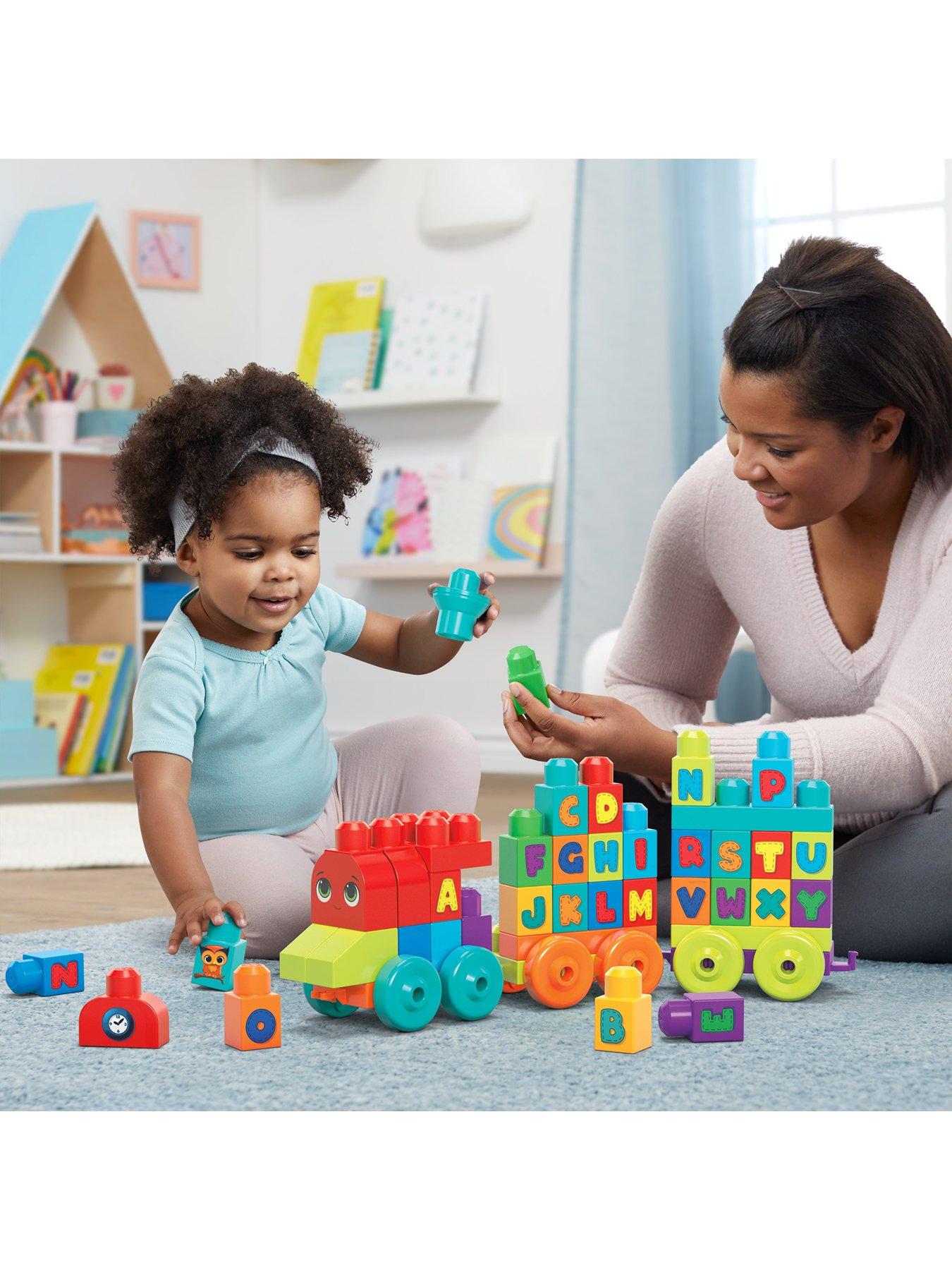 Image 3 of 6 of MEGA First Builders ABC Learning Train and Bricks