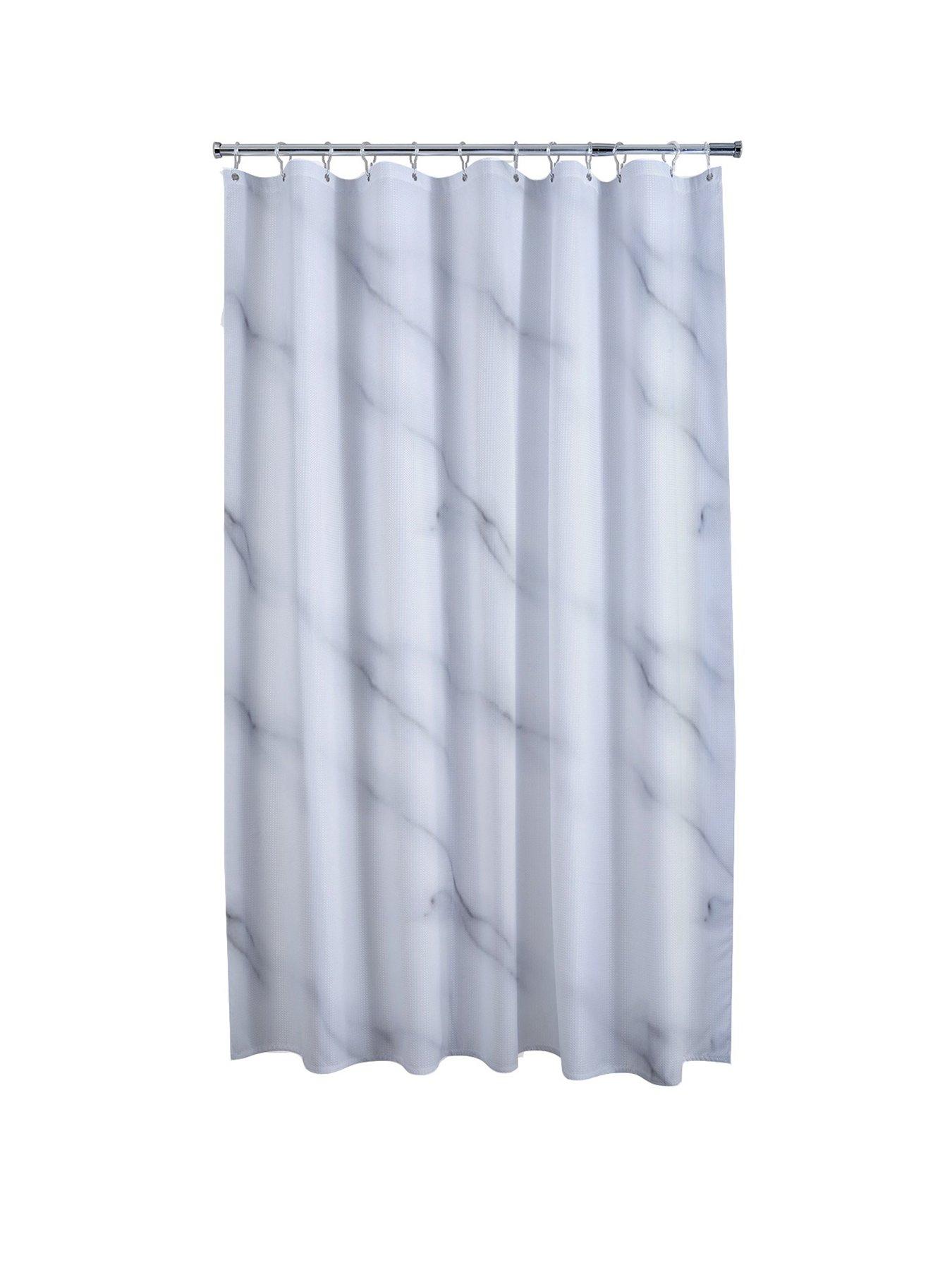 undefined Marble Shower Curtain