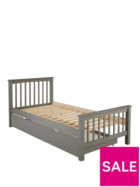 prod1090576280: Novara Kids Single Bed Frame with Mattress Options (Buy and SAVE!) - Excludes Trundle