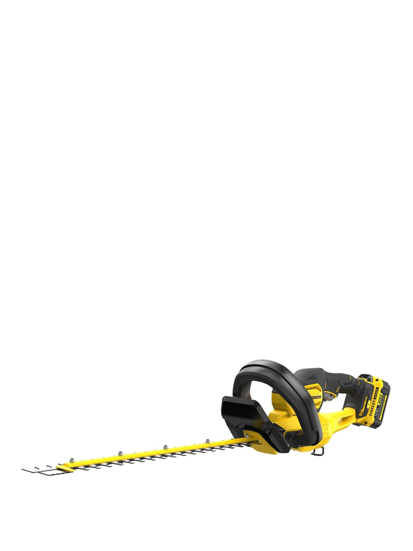 stanley-fatmax-sfmcht885m1-gb-v20-18v-lithium-ion-cordless-hedge-trimmer-40ah-batteryfront