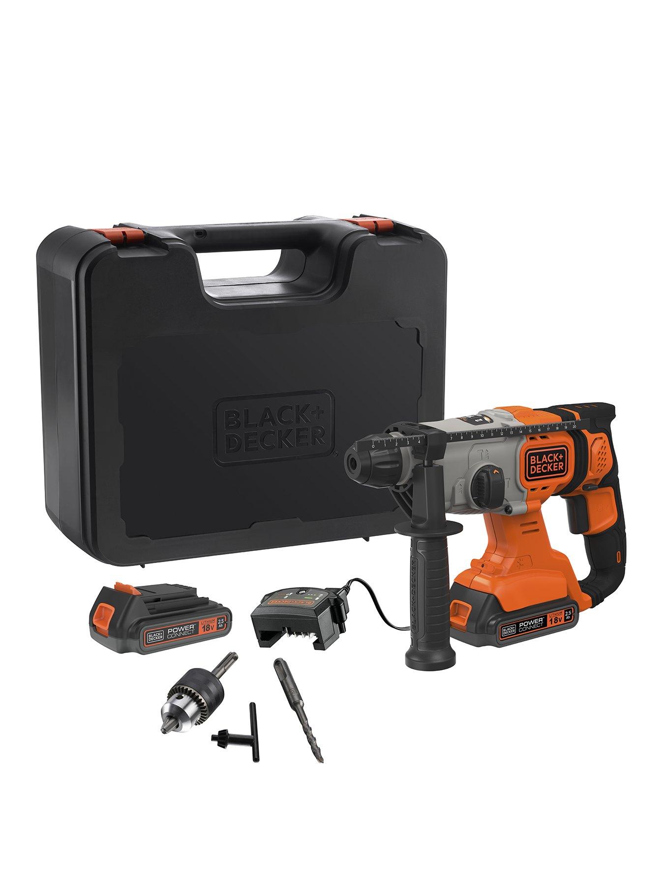 Black & Decker hammer drill 710W 13Mm S/key + tool box + 40