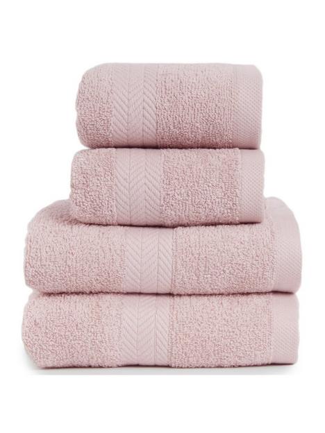 everyday-4-piece-100-cotton-450-gsm-quick-dry-towel-bale-blush