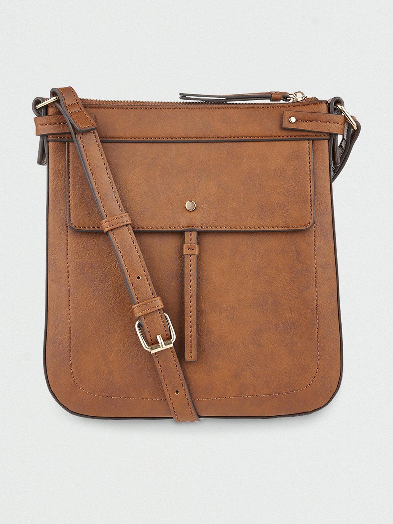 Messenger shop bag tan