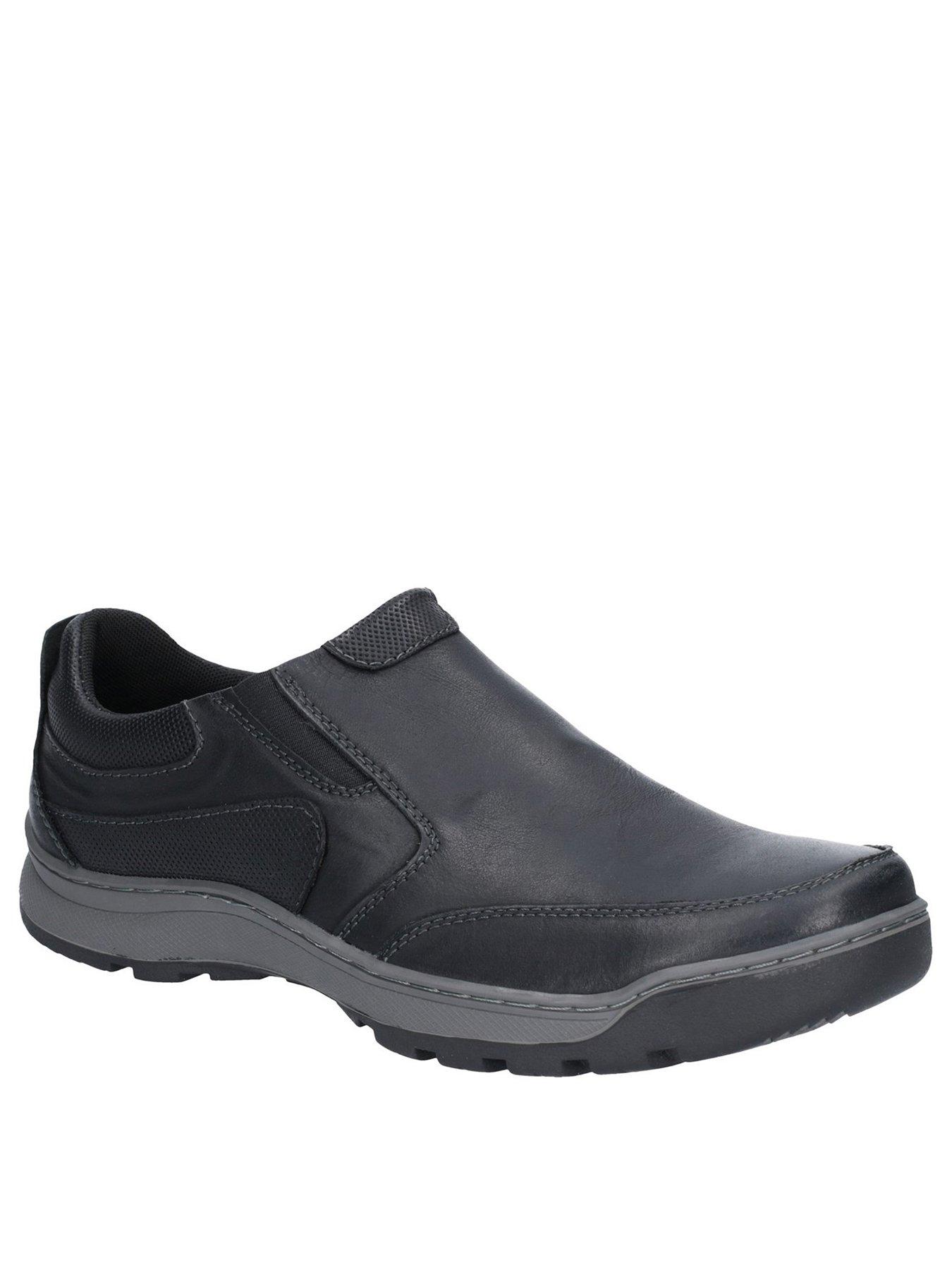 Hush Puppies Jasper Casual Slip On Shoes - Black