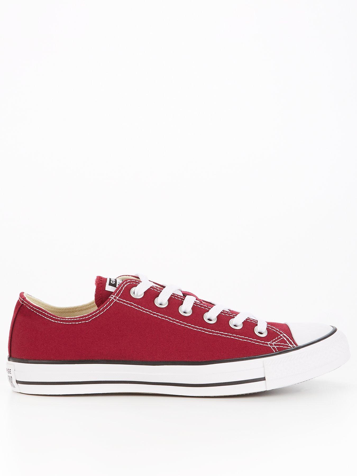 converse-mens-canvas-ox-trainers-dark-red