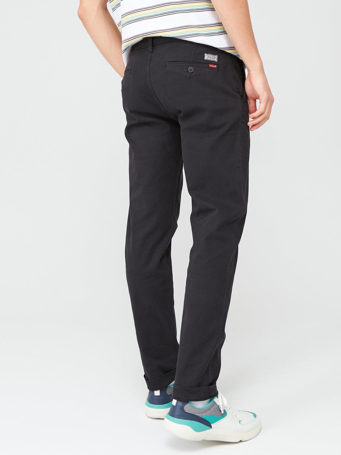 levis-levis-standard-taper-fit-chinos-blackstillFront