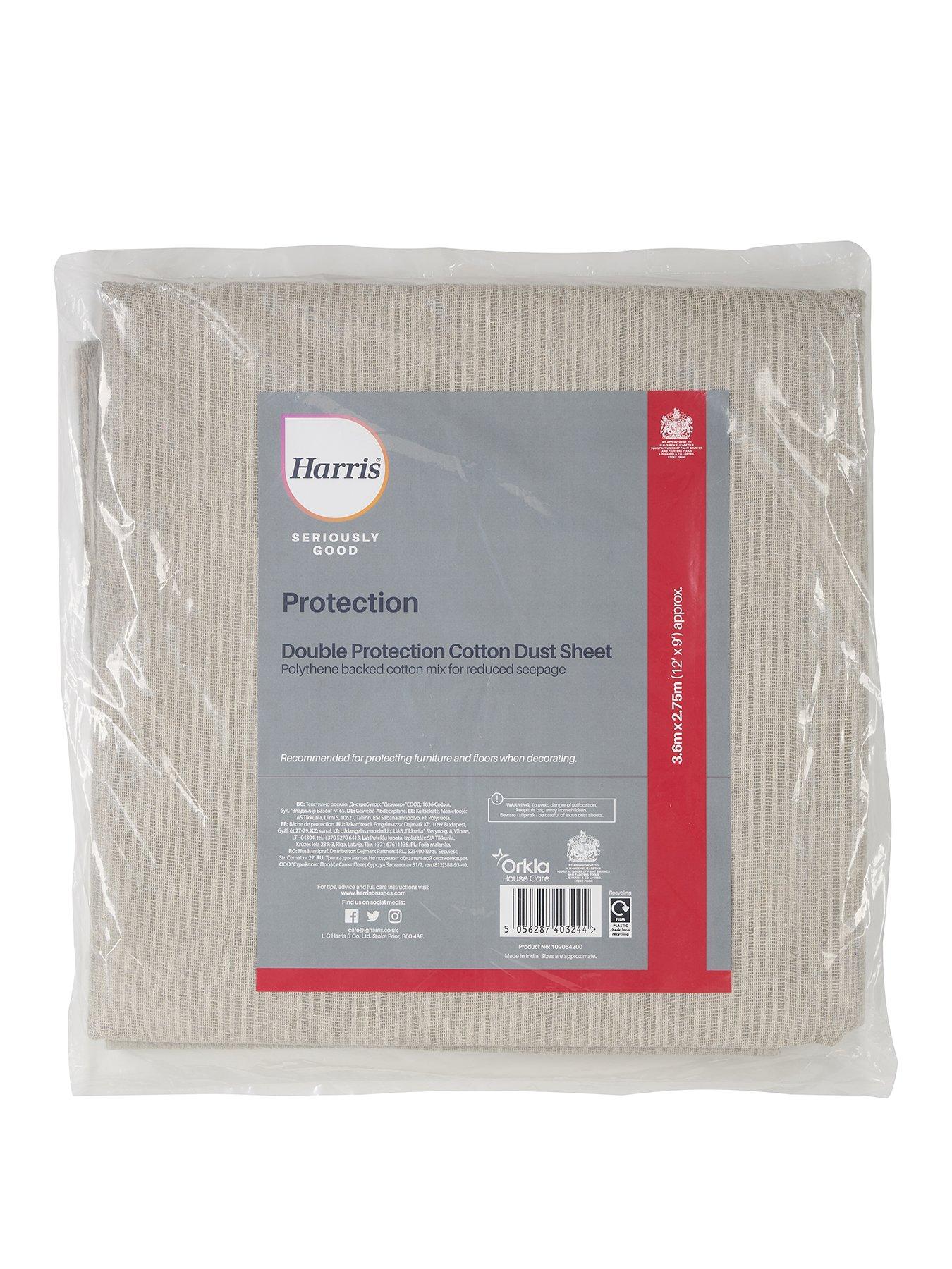 undefined Seriously Good Cotton Rich Dust Sheet 12' x 9' (3.6m x 2.75m)