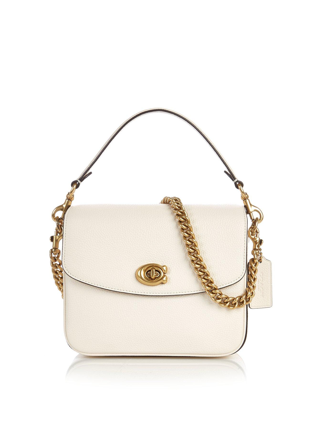 Cassie 19 Triple Strap Cross Body Bag White