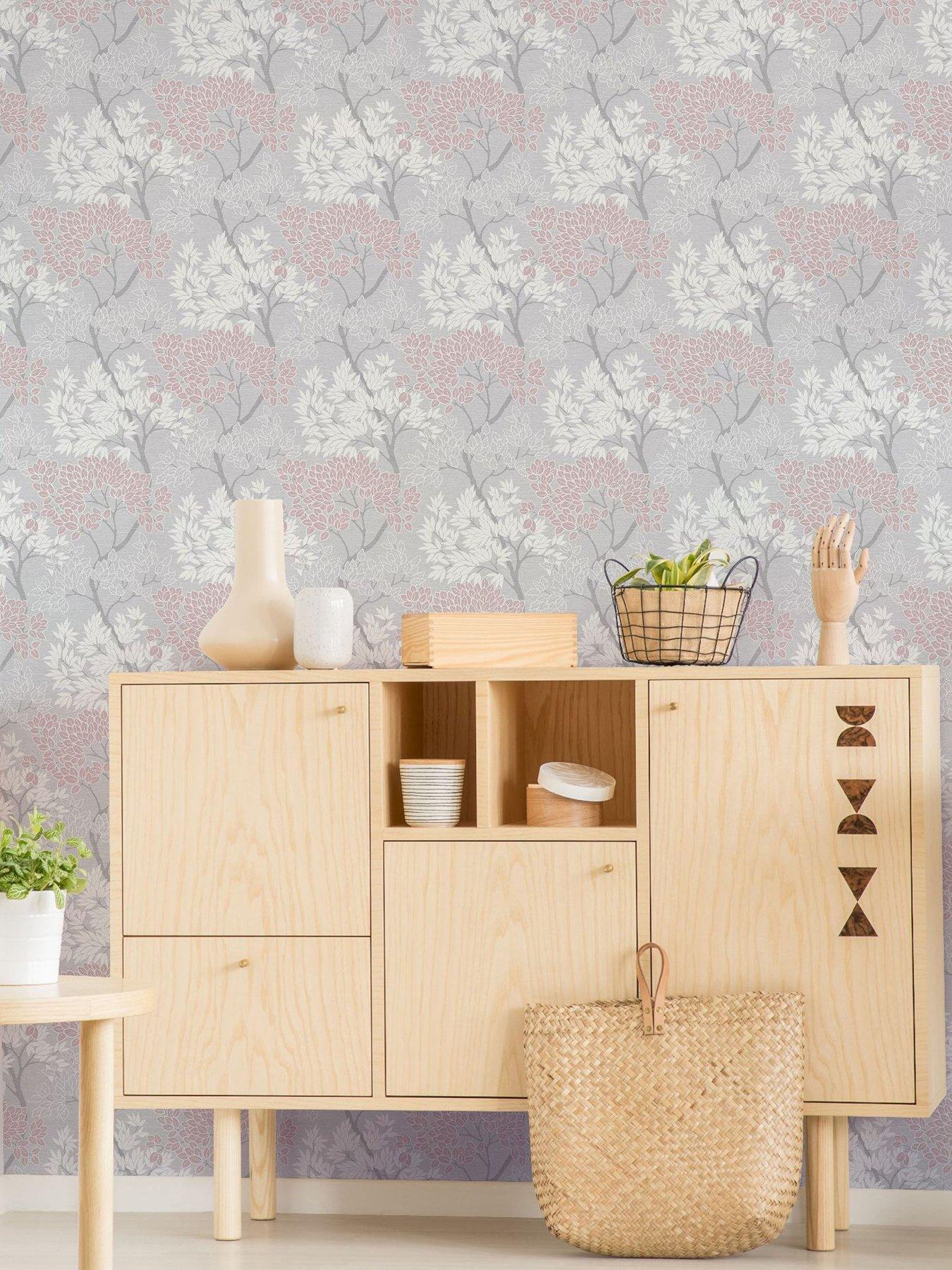 undefined Lykke Tree Pink Wallpaper