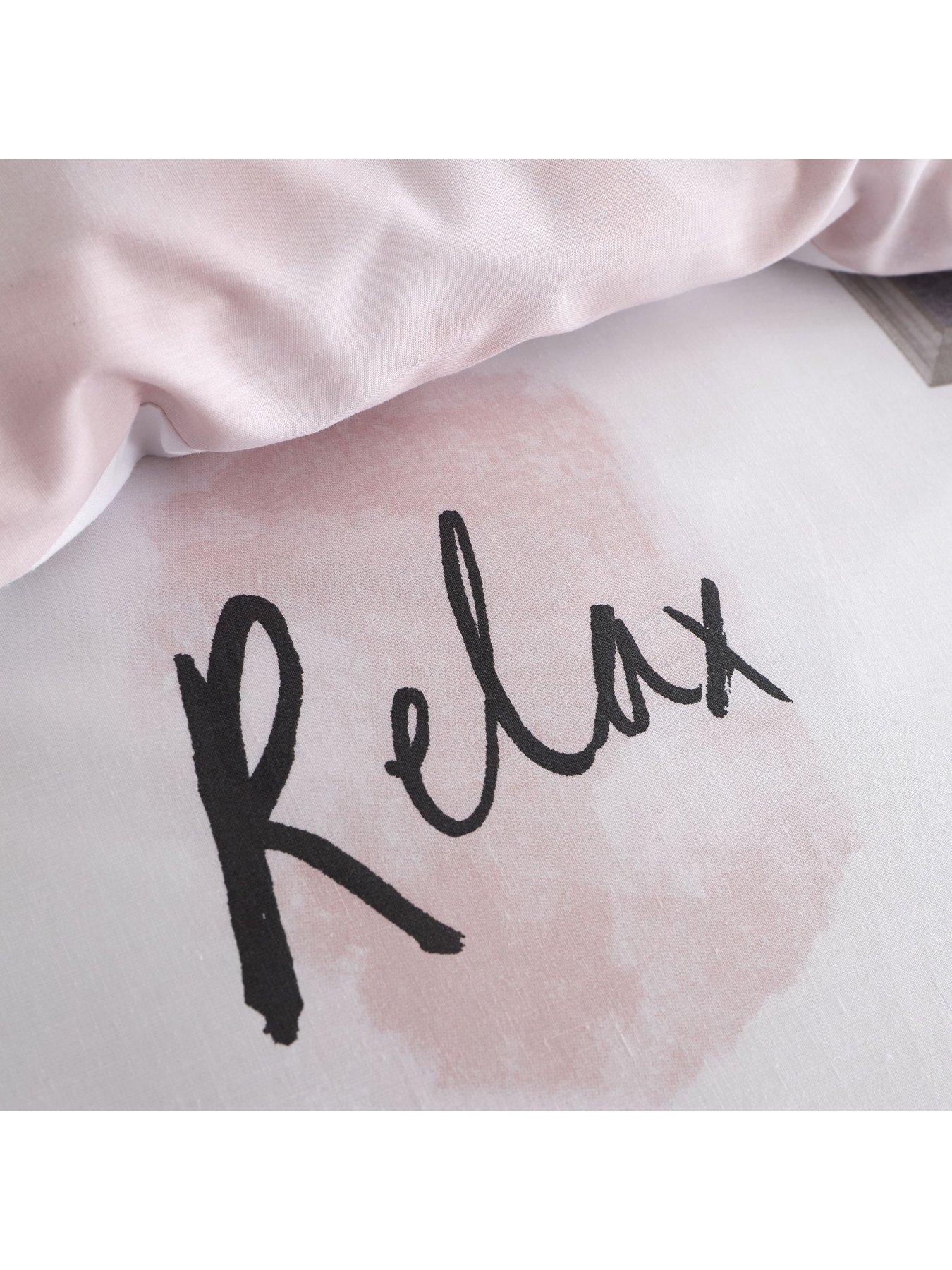 Image 5 of 7 of Catherine Lansfield Sleep Dreams Duvet Cover Set - Blush Pink