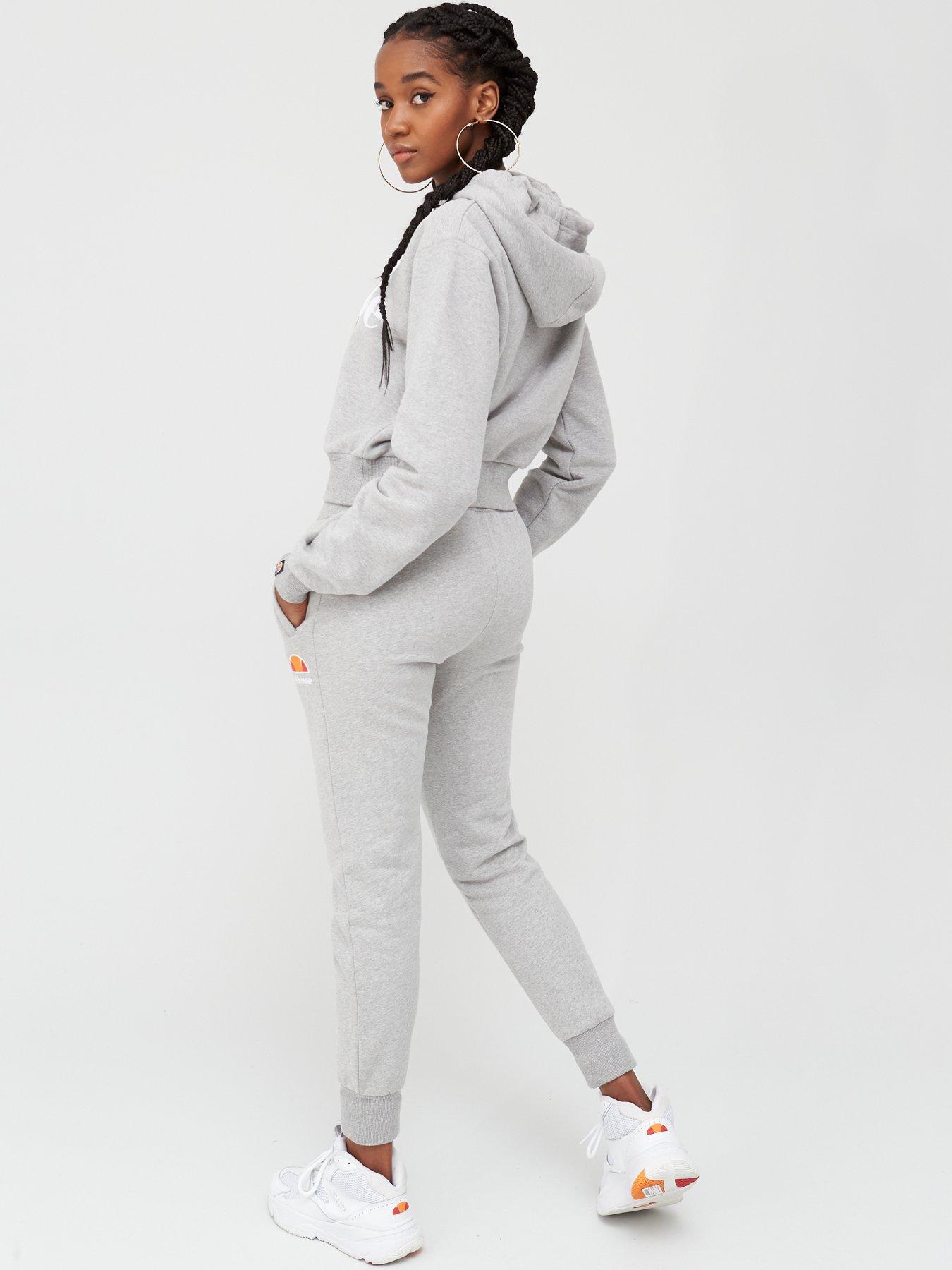 Ellesse Exclusive Melan Tracksuit - Light Grey Marl