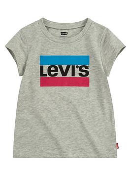 levis-girls-short-sleeve-sportswear-logo-t-shirt-grey