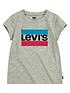 levis-girls-short-sleeve-sportswear-logo-t-shirt-greyfront