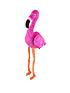 zoon-pink-flamingo-plush-dog-toyfront