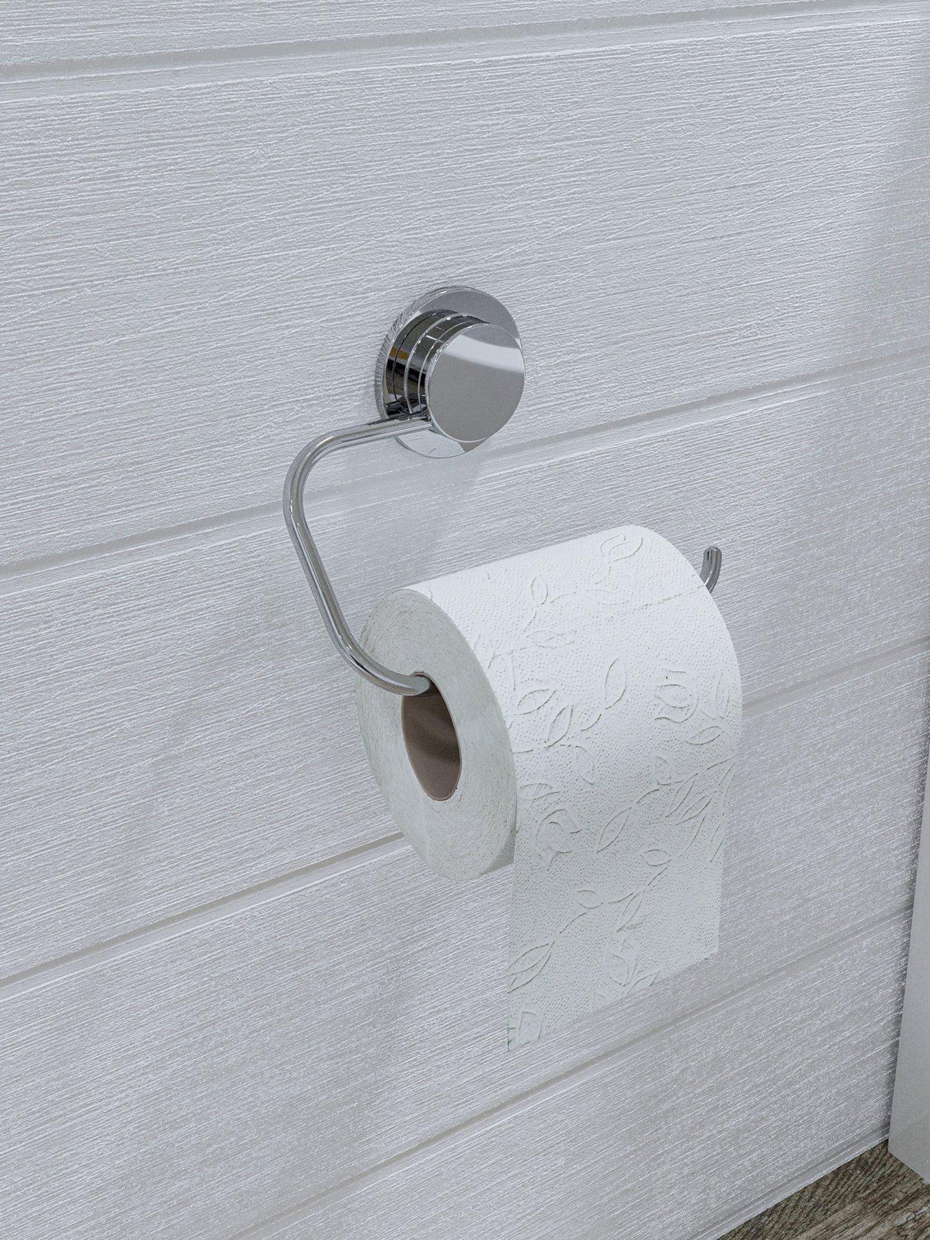 Image 1 of 5 of Croydex Stick &lsquo;N&rsquo; Lock 2 Toilet Roll Holder