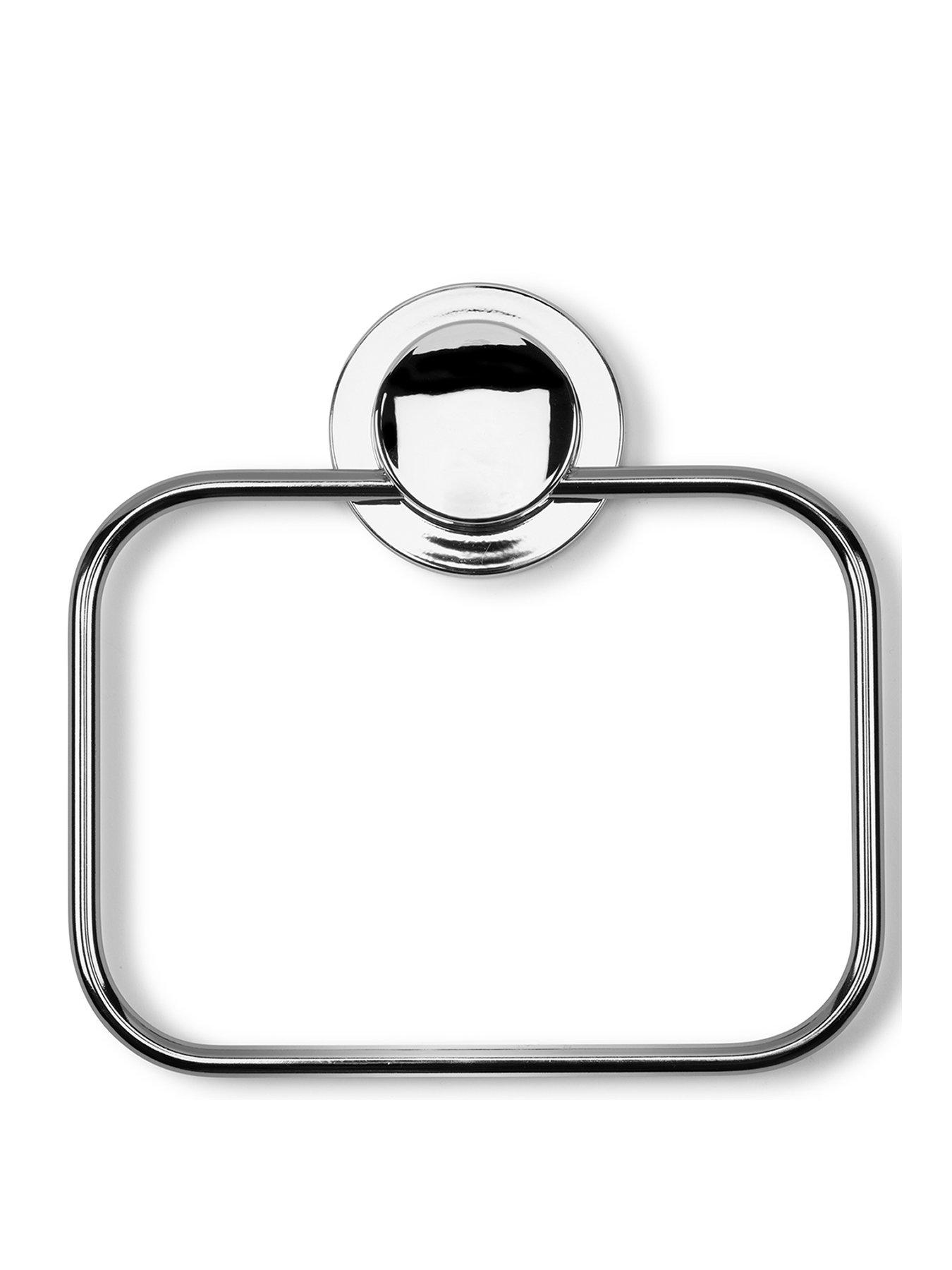 Image 1 of 5 of Croydex Stick &lsquo;N&rsquo; Lock 2 Towel Ring