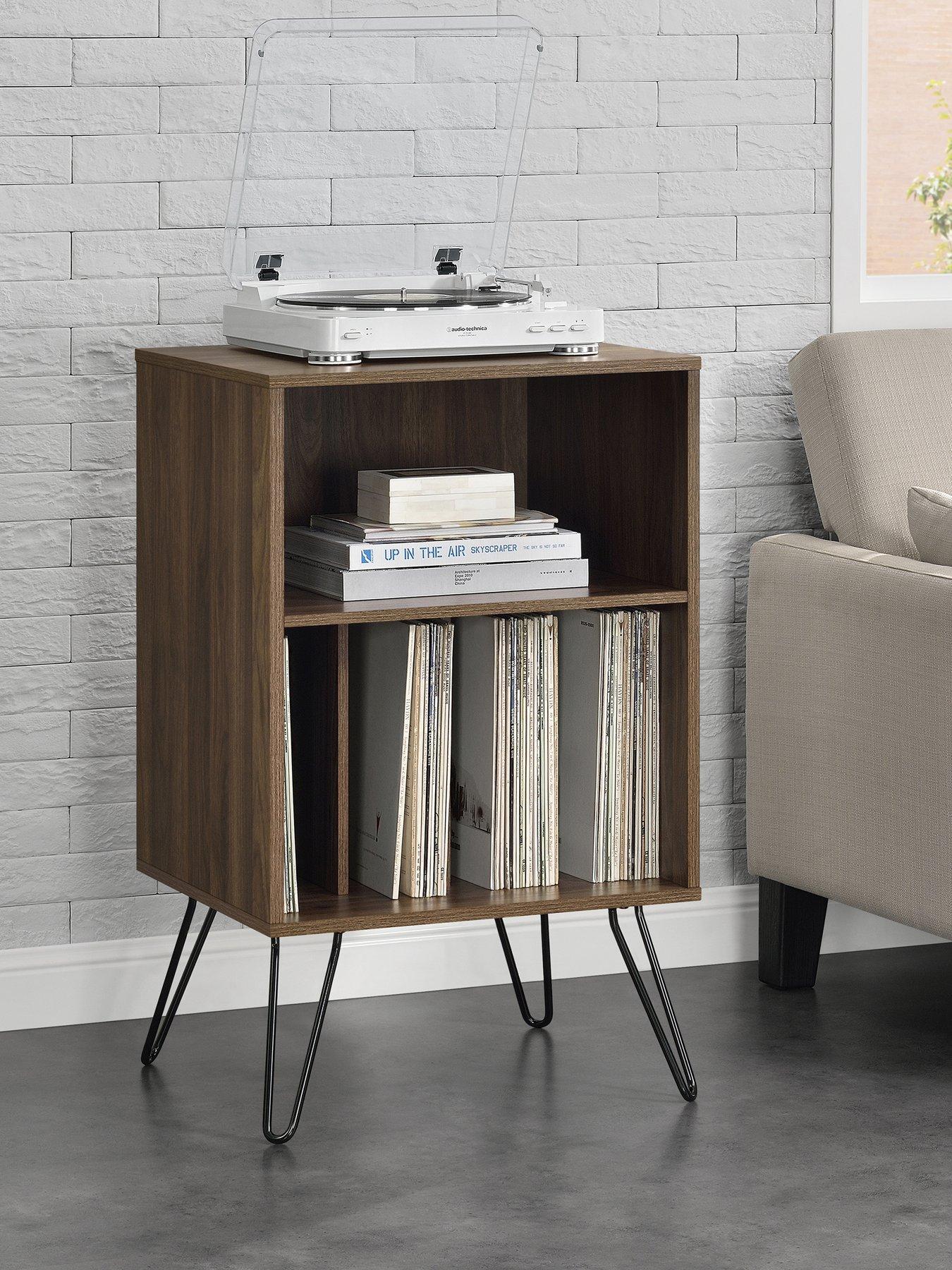 Image 1 of 4 of Novogratz Harmony Turntable Stand - Oak