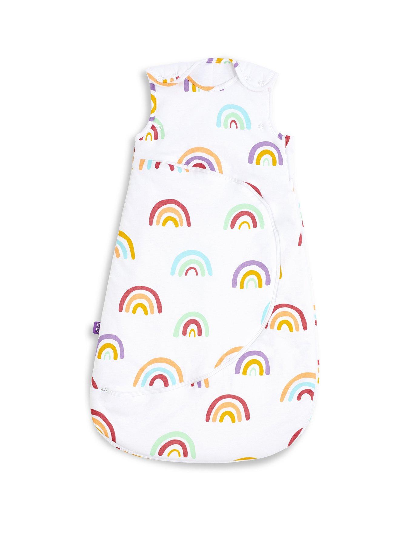 snuz-snuzpouch-sleeping-bag-25-tog-rainbow-0-6-months