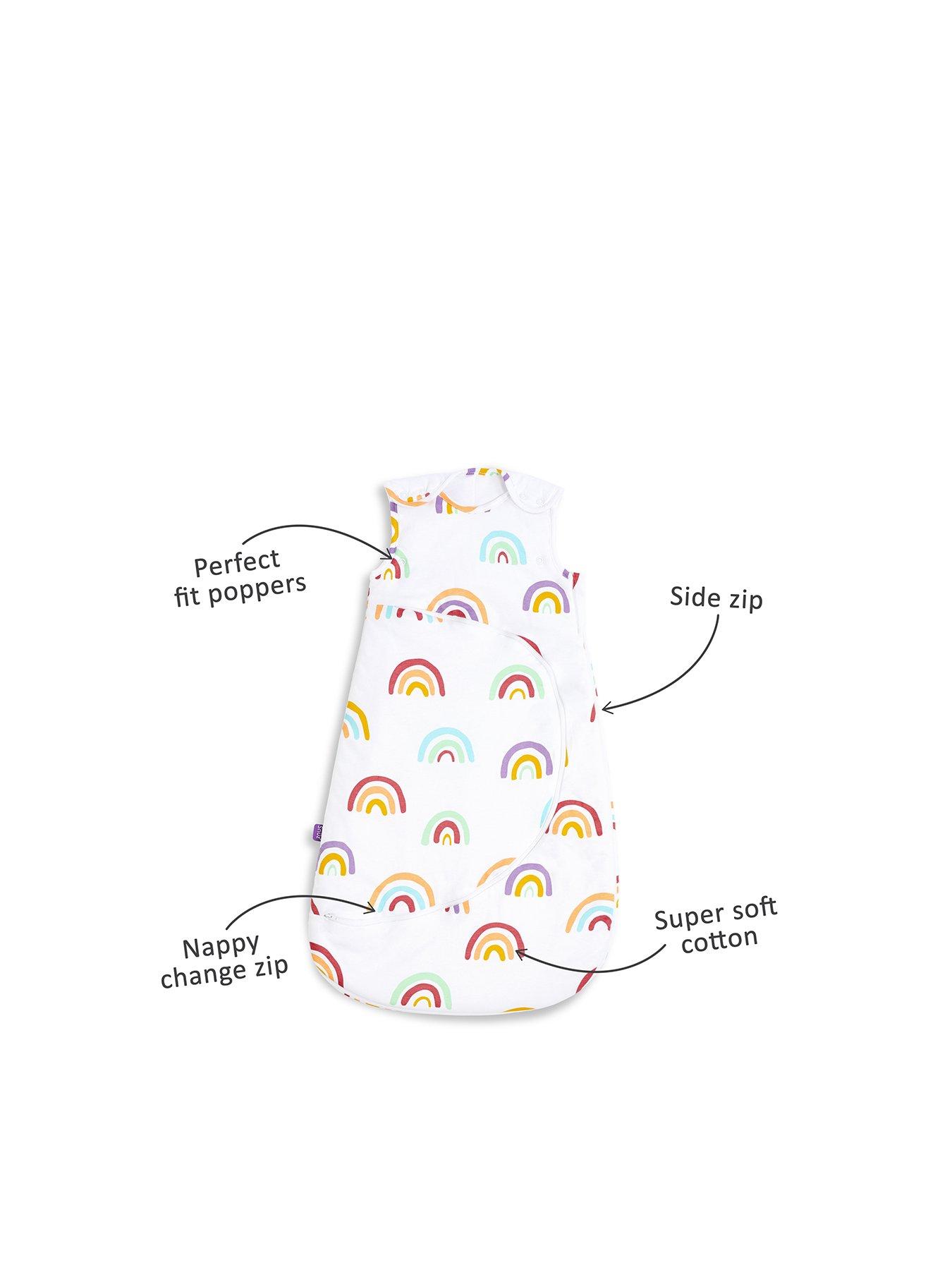 snuz-snuzpouch-sleeping-bag-25-tog-rainbow-0-6-monthsback