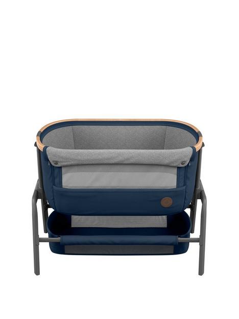 maxi-cosi-iora-co-sleeper-adjustable-bedside-crib-essential-blue