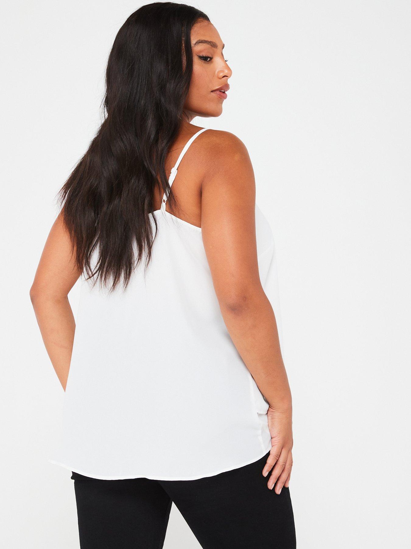 v-by-very-curve-woven-cami-top-ivorystillFront