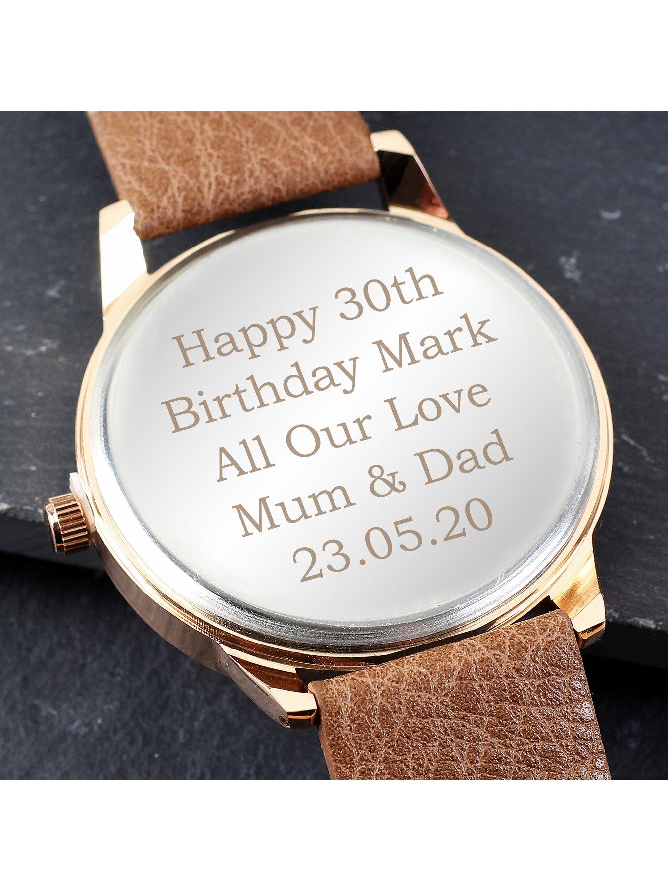 the-personalised-memento-company-personalised-mens-rose-gold-watch-with-tan-strapdetail