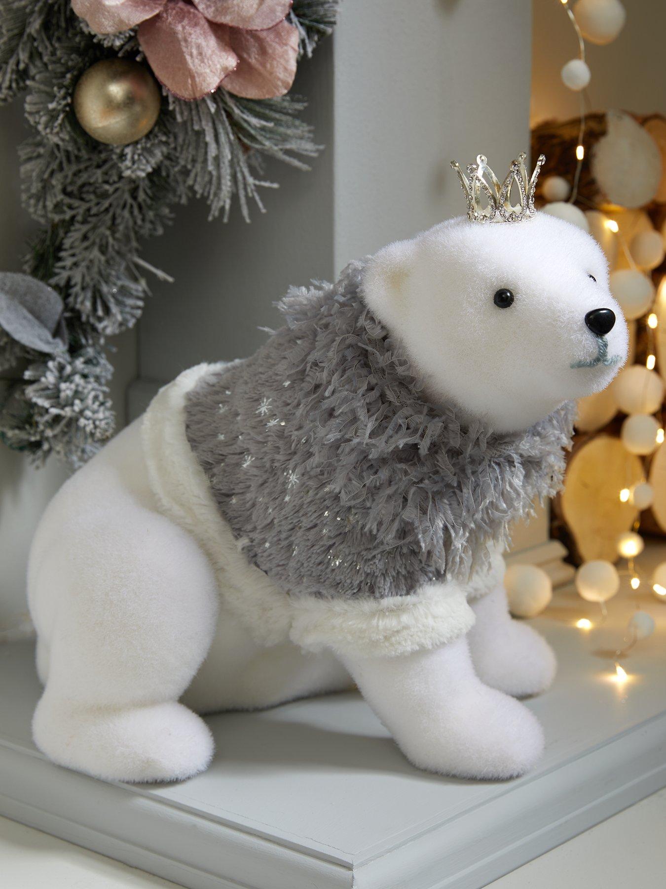 Very Home Polar Bear Christmas Room Decoration | Very Ireland