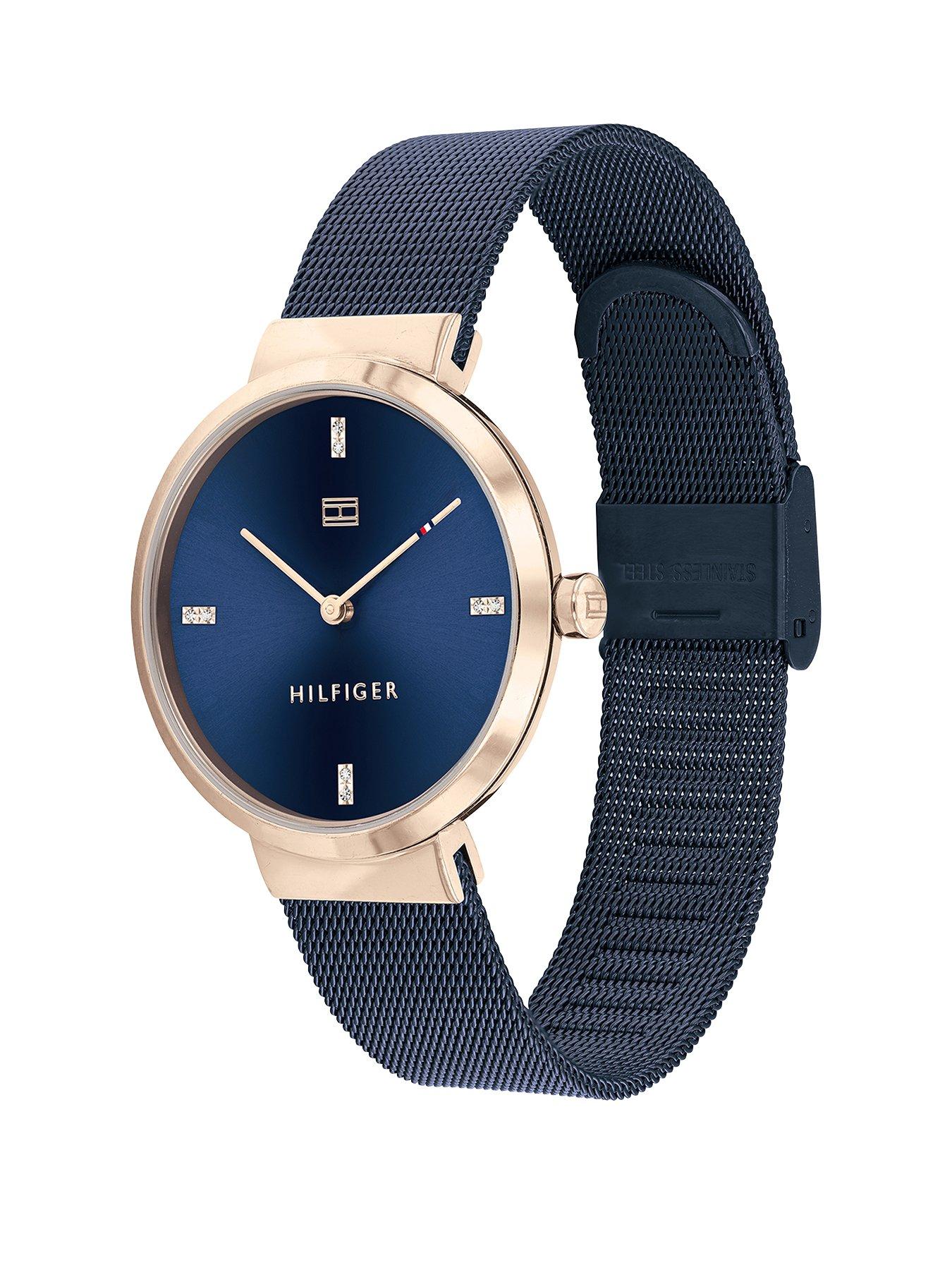 Tommy hilfiger blue ladies on sale watch