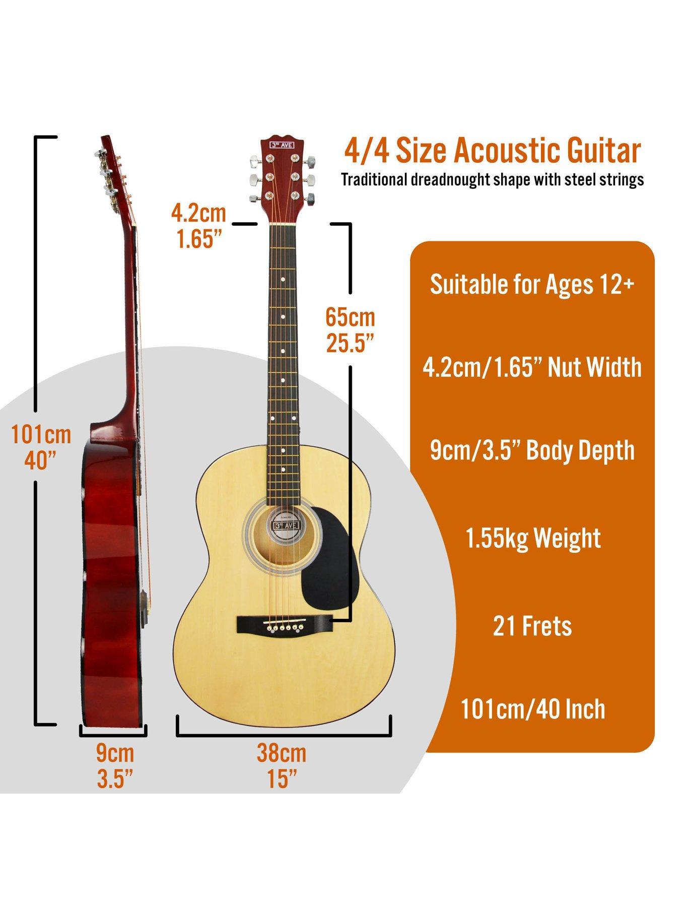 3rd-avenue-full-size-44-acoustic-guitar-pack-for-beginners-6-months-free-lessons-naturaloutfit