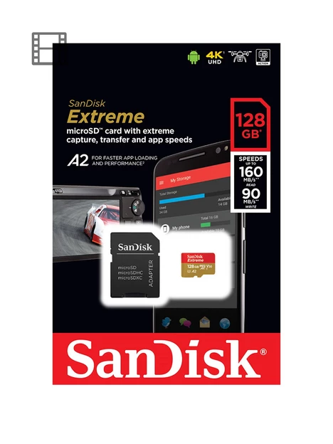 prod1089365850: Extreme microSDXC 128GB + SD Adapter + Rescue Pro Deluxe