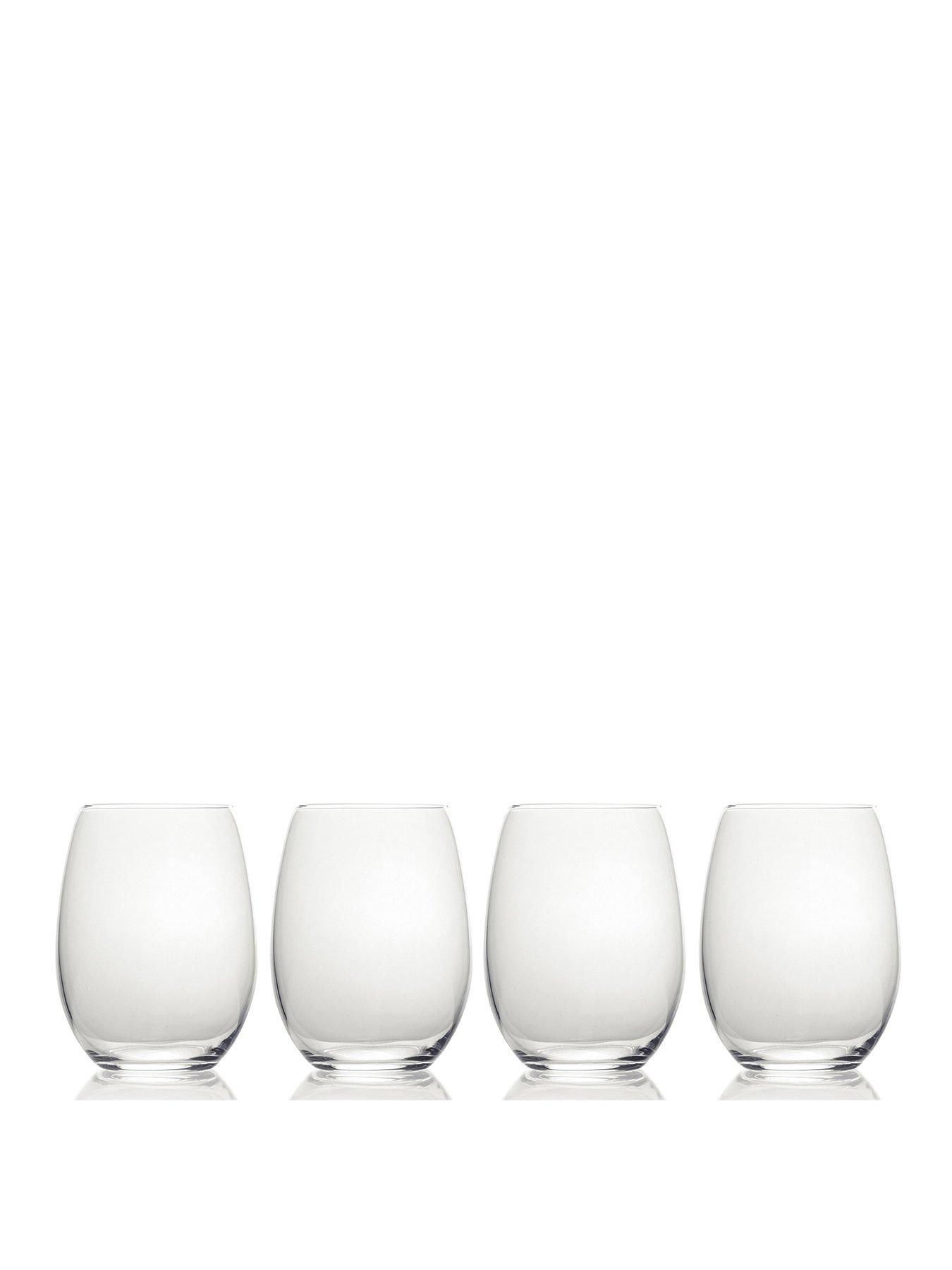 Opulent Angled Coupe Cocktail Glasses, Set of 4