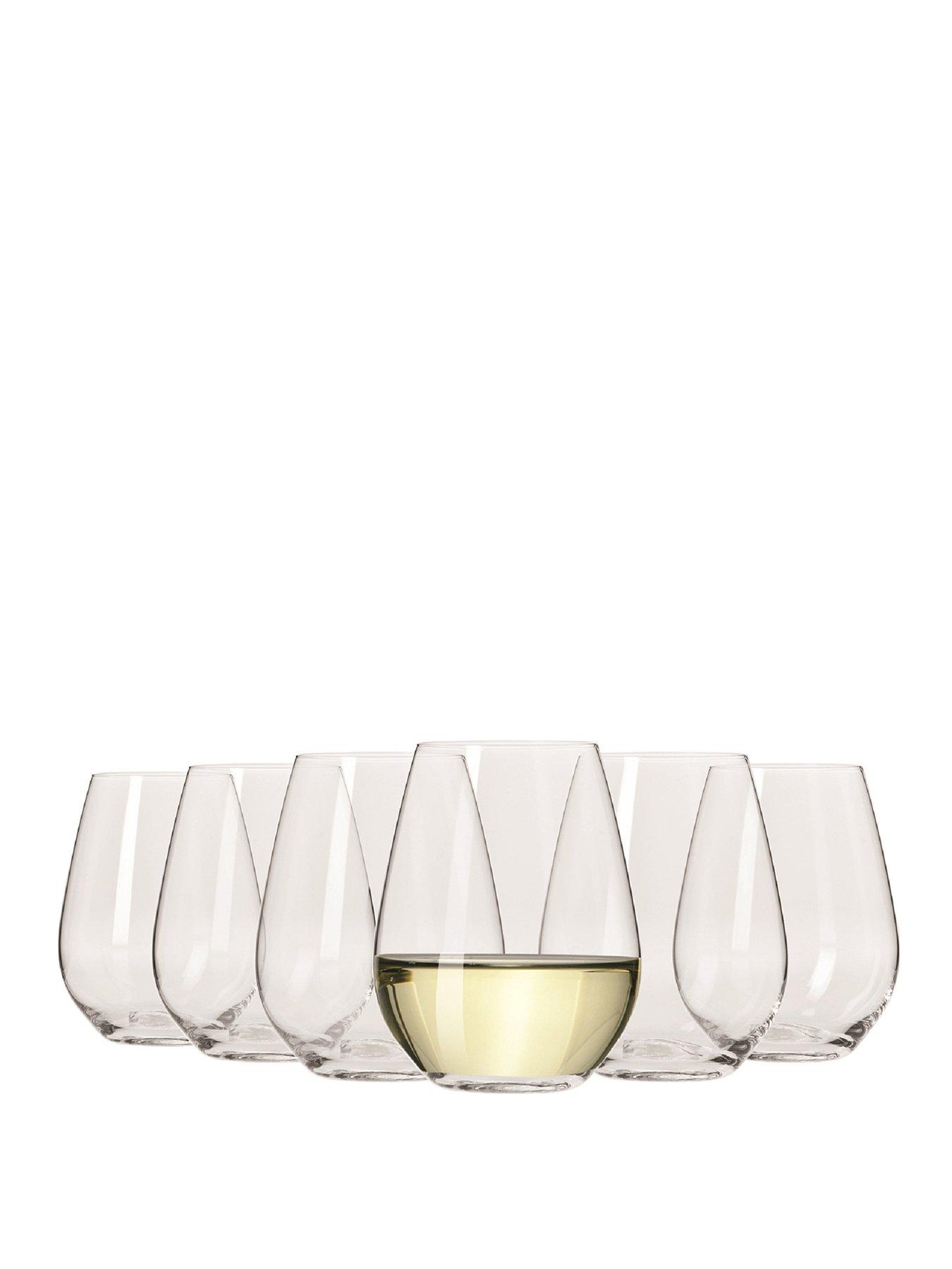 undefined Vino Set of 6 Stemless White Wine Glasses