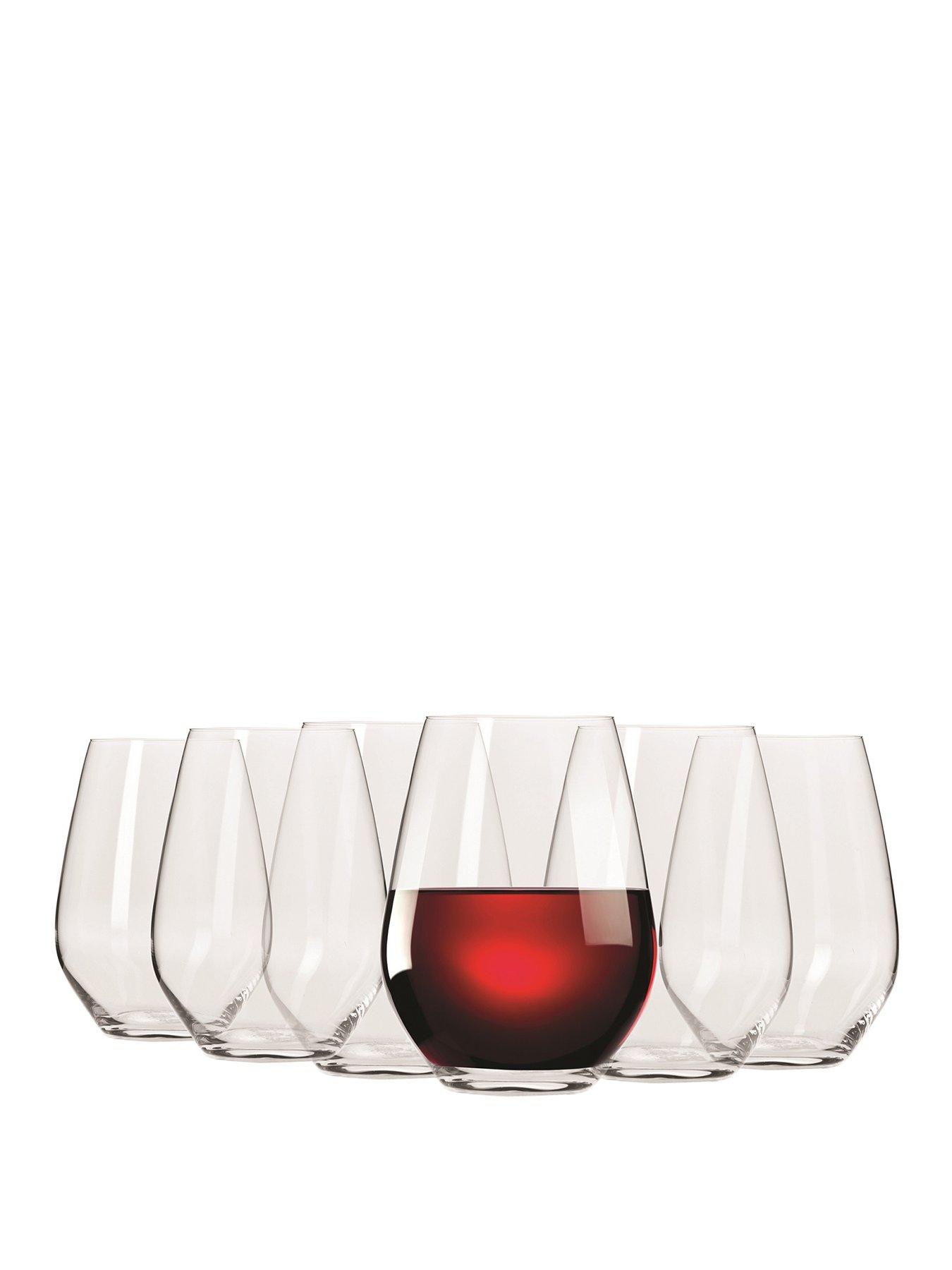 undefined Vino Set of 6 Stemless Red Wine Glasses
