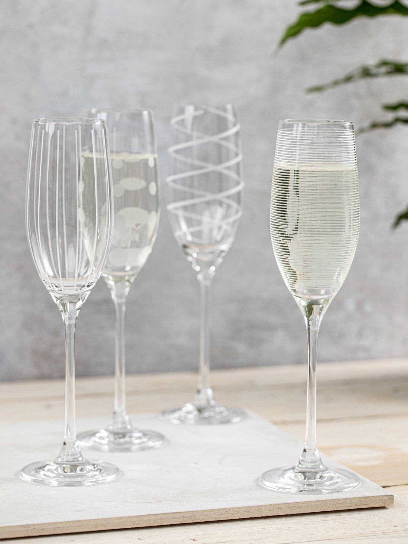 undefined Cheers Flute Glasses – Set of 4