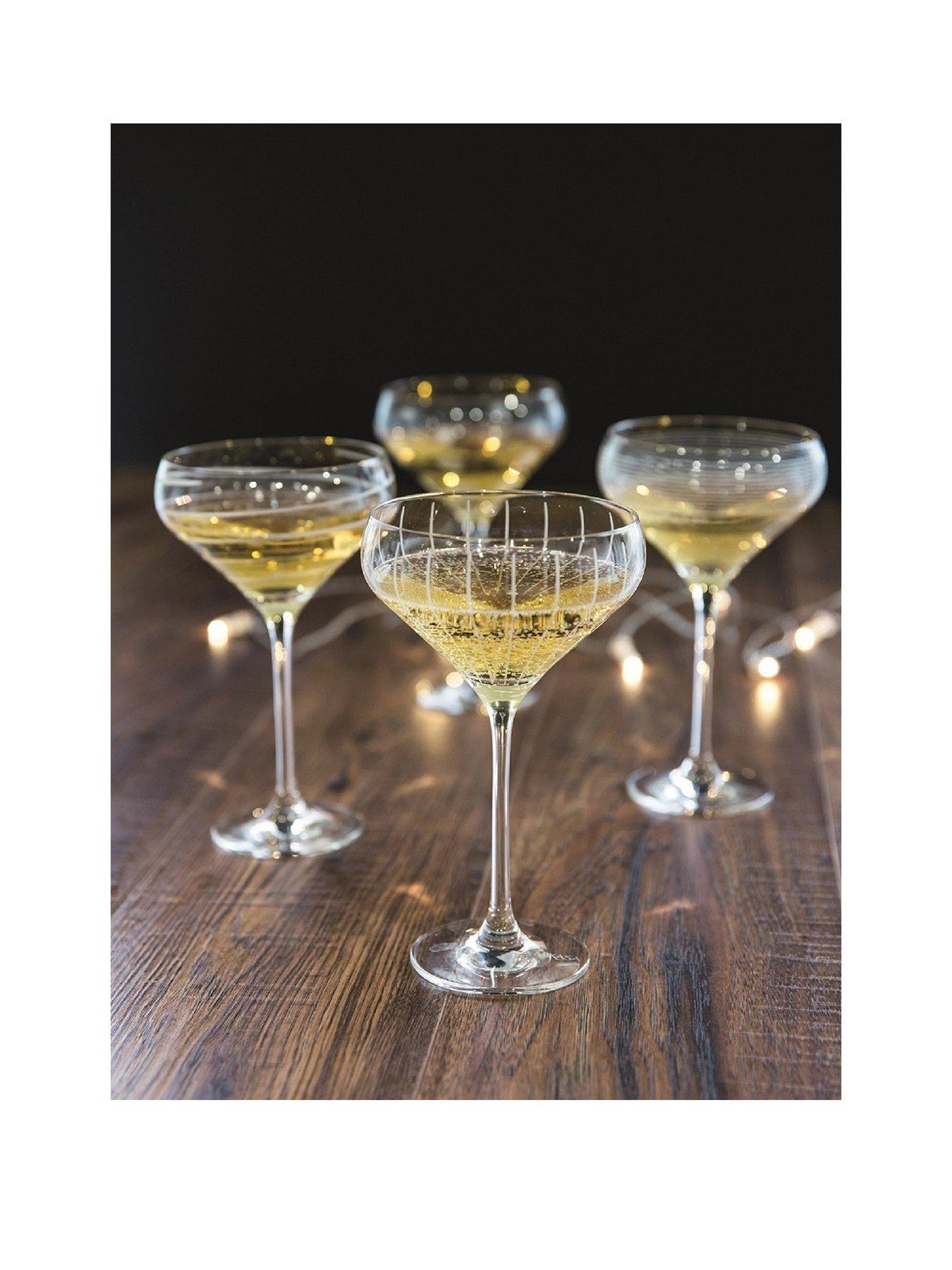  Let life sound! :: MIKASA CHEERS STEMLESS MARTINI GLASSES SET OF 4,  Mikasa