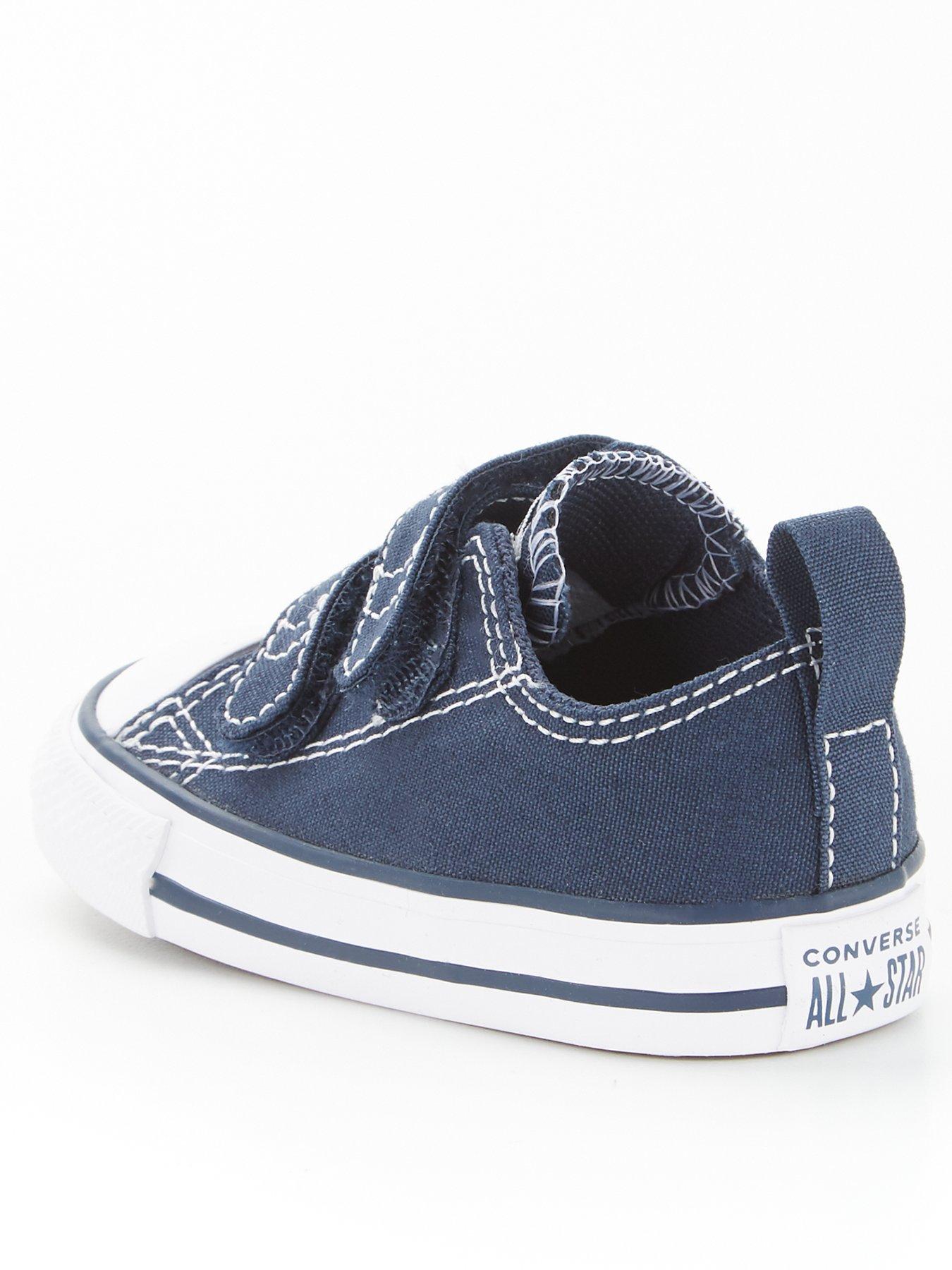 Boys white velcro converse best sale