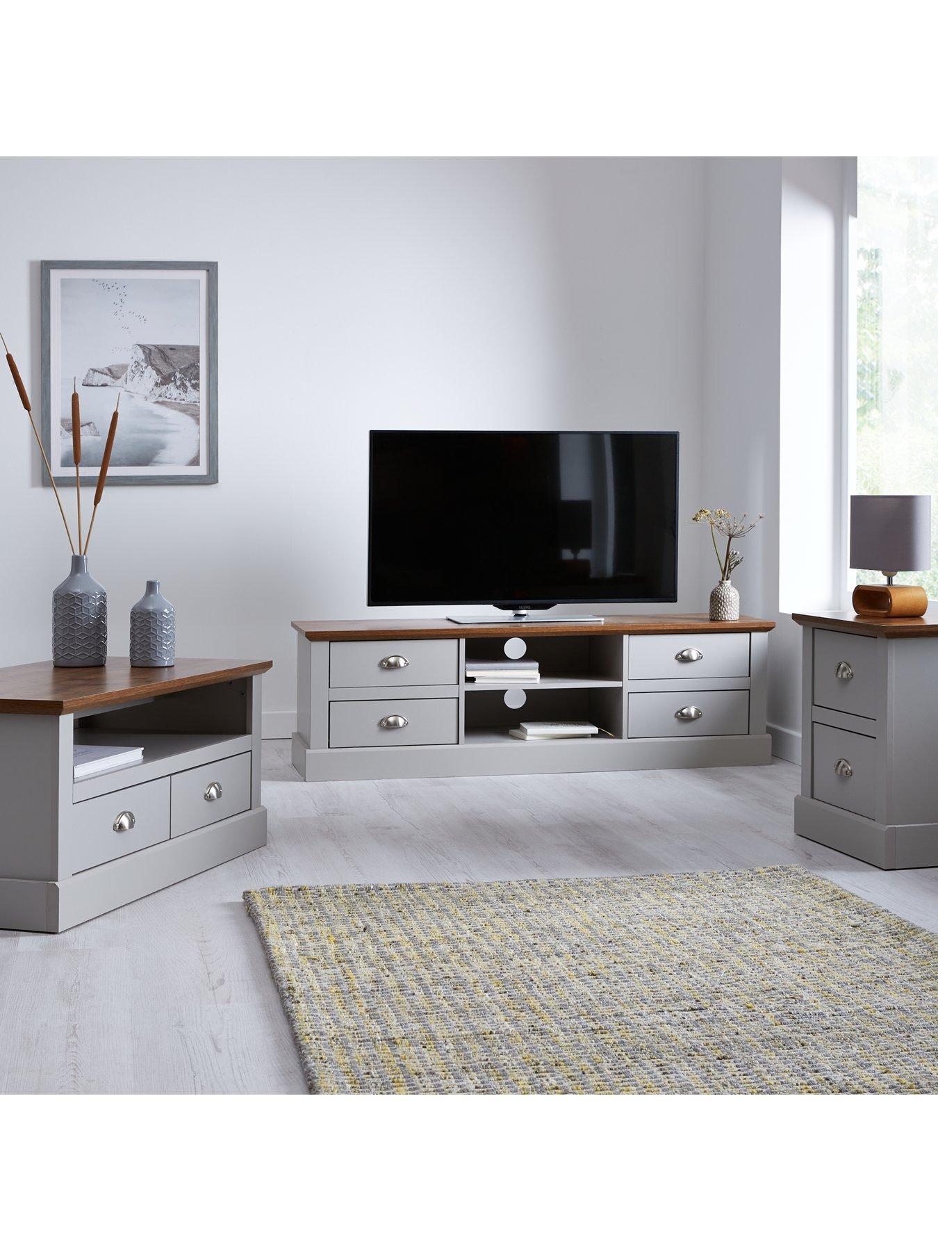 very-home-crawford-3-piece-package-tv-unit-coffee-table-and-lamp-table-greydark-oak-effectfront
