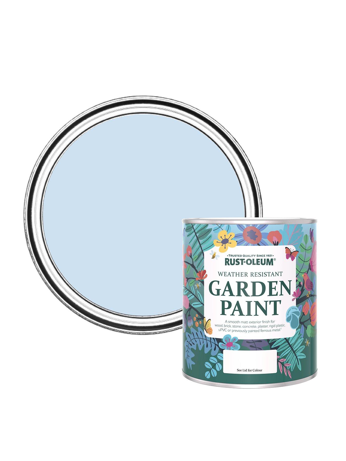 undefined Powder Blue Garden Furniture Paint - 750ml