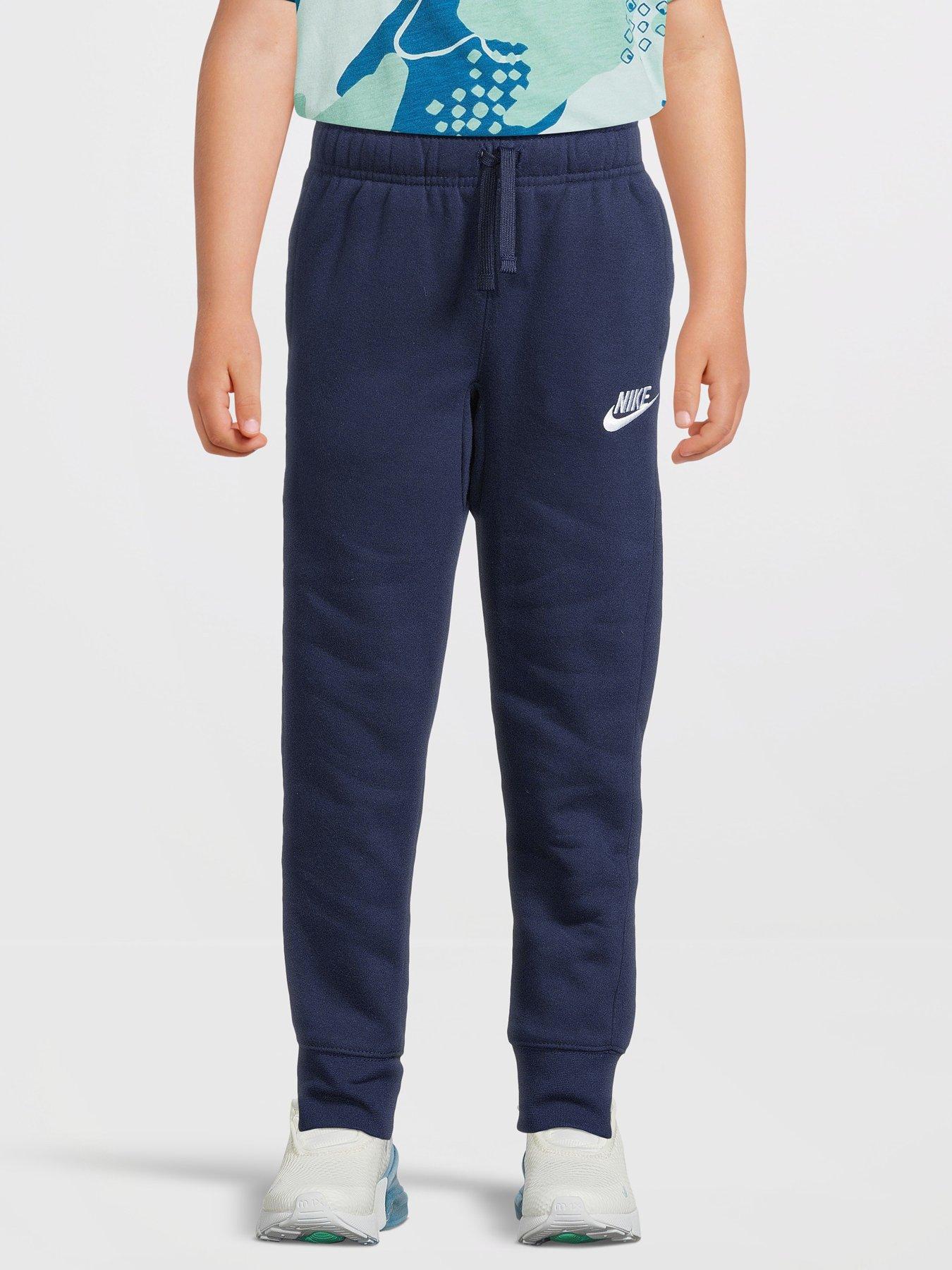 Navy Jersey Cuffed Joggers