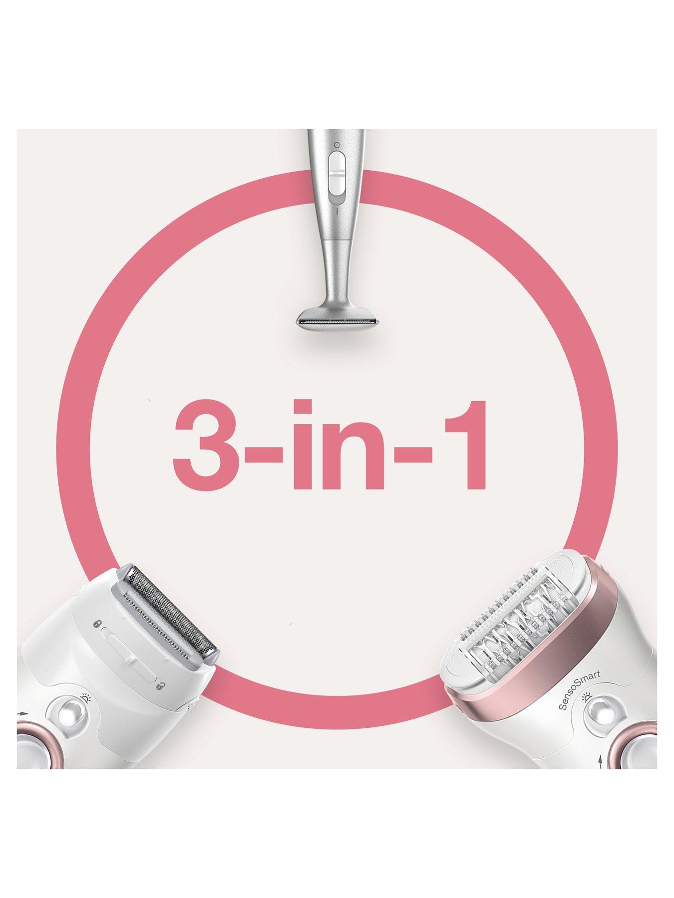 using the Braun Silk-épil 9-002 Flex epilator to maintain a long lasti